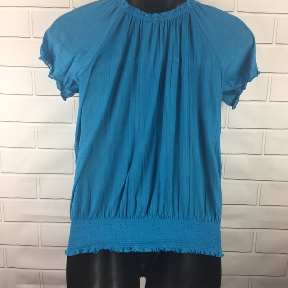 New Direction Short Sleeve Gypsy Top Size L - Picture 5 of 7